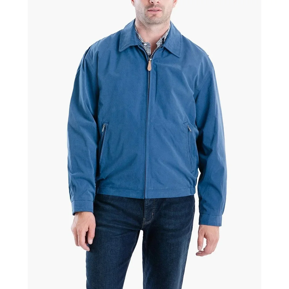 London Fog Light Weight Men's‎ Zip Front Golf Jacket, Size XL NWT